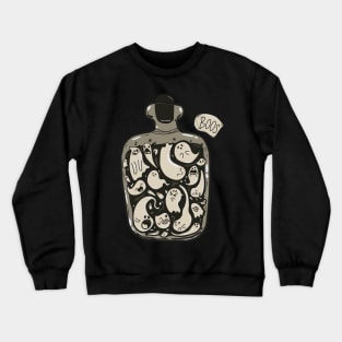 Halloween Jar Of Boos Crewneck Sweatshirt